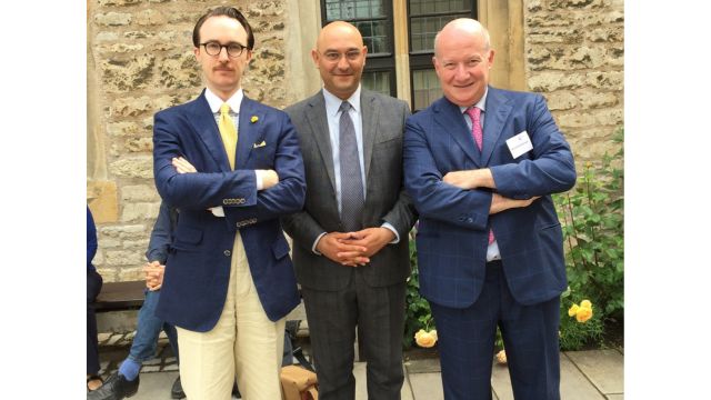 PierLuigi Zoccatelli repeatedly discussed the “esoteric paradigm” in international conferences. Here, he is (in the center) at the European Society for the Study of Western Esotericism (ESSWE) conference in Erfurt, Germany, in June 2017 with Swedish scholar Per Faxneld (left) and Massimo Introvigne (right).