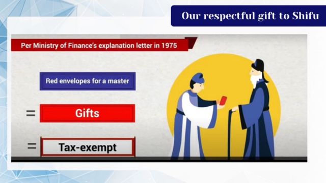 The “red envelopes” question. From Tiffany Fang’s presentation.