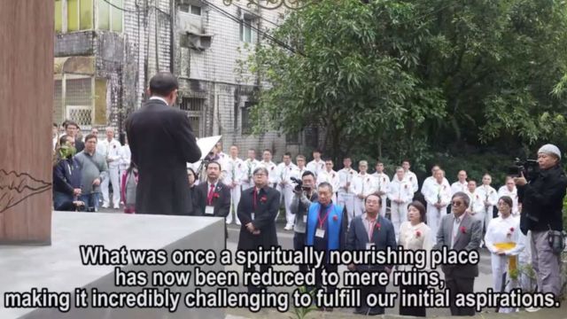 From the first video: Dr. Hong speaks at the unveiling of the monument.