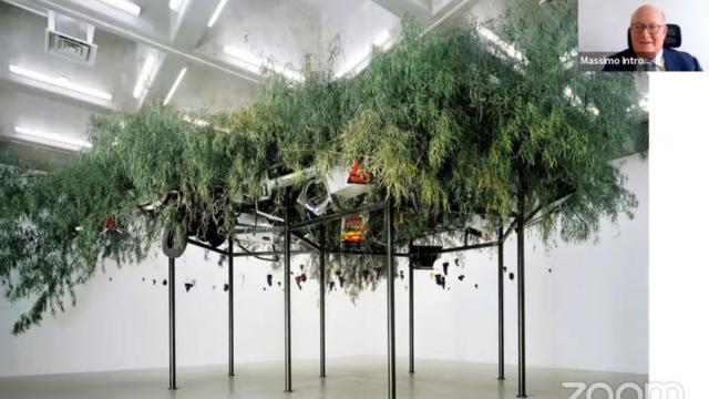 Massimo Introvigne discussed Chen Zhen’s work “Fu Dao.”