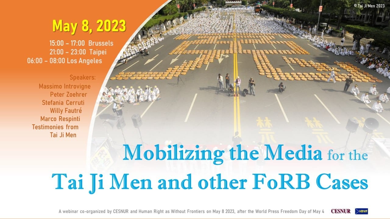 Mobilizing the Media for the Tai Ji Men and Other FoRB case - poster