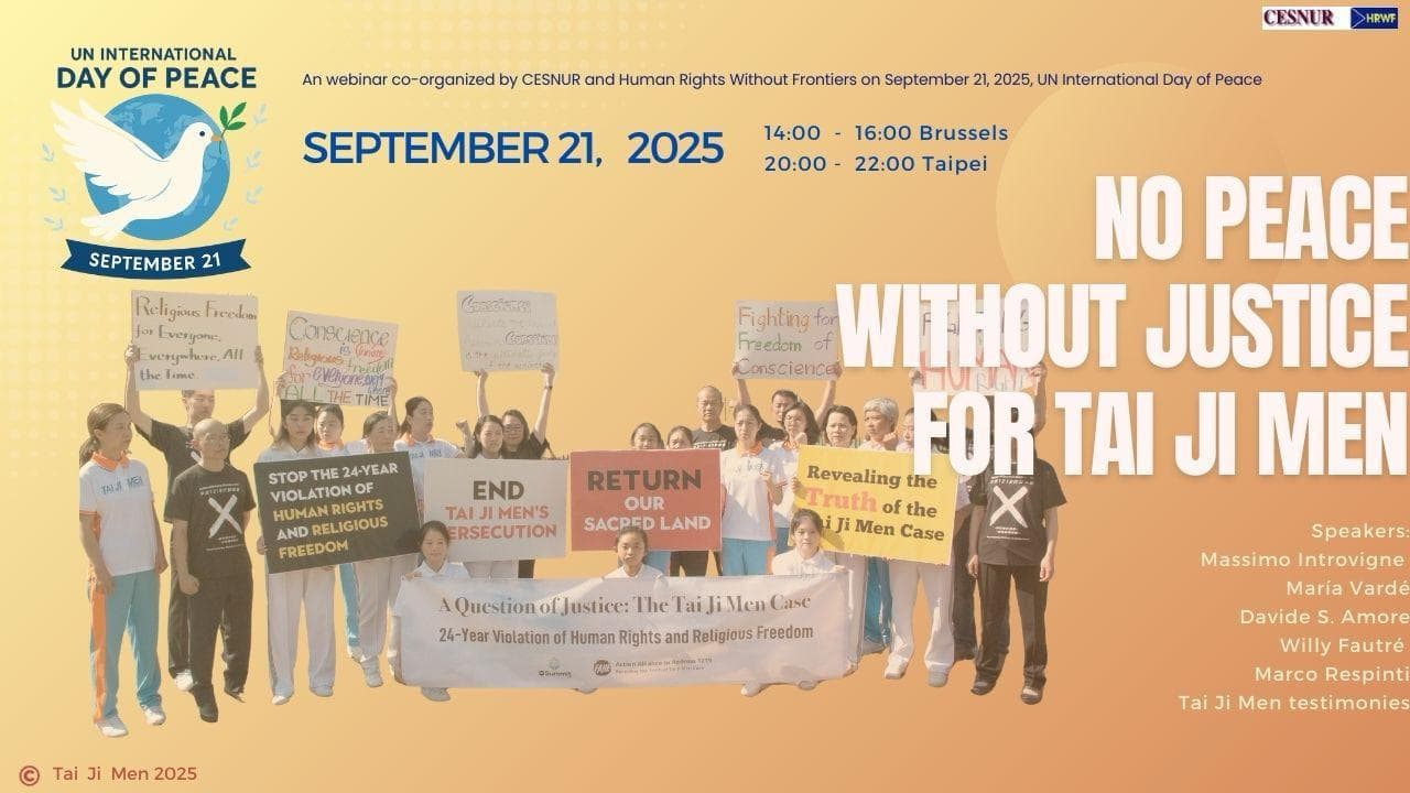 No Peace Without Justice for Tai Ji Men