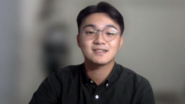 Oscar Chou offers his testimony.