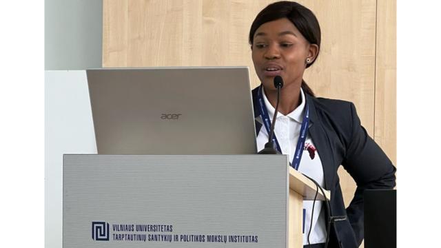 The author at CESNUR 2023 conference in Vilnius, Lithuania.