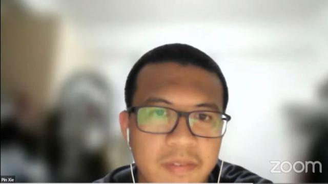 Pin Hsieh at the webinar.