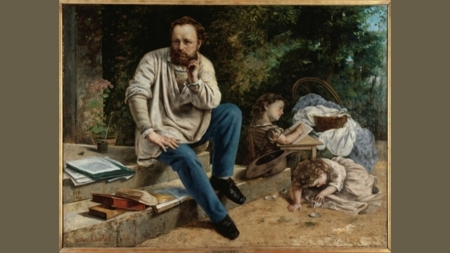 Gustave Courbet (1819–1877), Proudhon and His Children (1865)