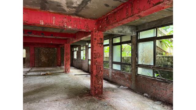 The Swiss Villa in its present destitute state.