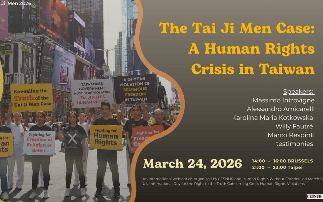 A Human Rights Crisis in Taiwan: The Tai Ji Men Case