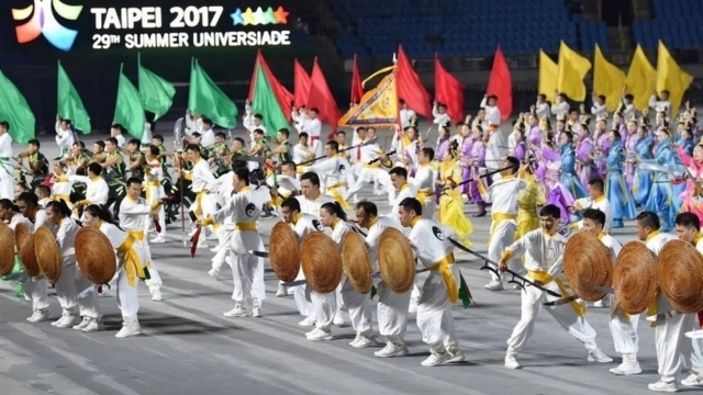 Tai Ji Men performance at the Taipei 2017 Universiade.