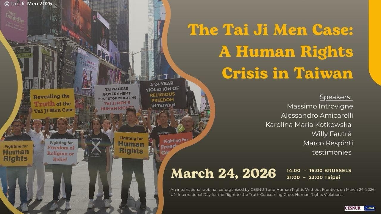 The Tai Ji Men Case: A Human Rights Crisis in Taiwan