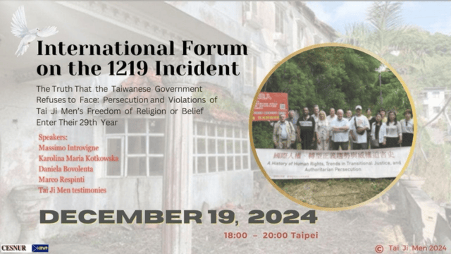 Transitional Justice and the Tai Ji Men Case: Three Key Points