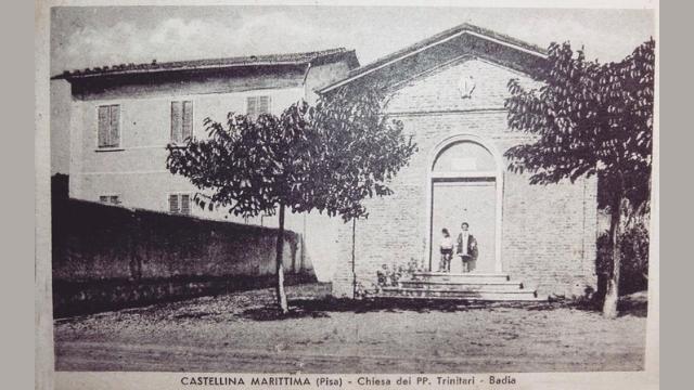 The old Trinitarian church in Le Badie, Castellina Marittima. From Faceboook.