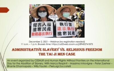 The Tai Ji Men Case and “Administrative Slavery”
