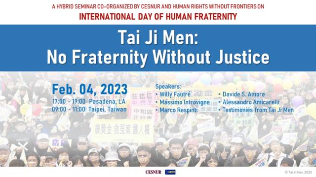 No Fraternity Without Justice for Tai Ji Men