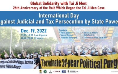 Solidarity with Tai Ji Men and All Victims of Judicial and Tax Persecution