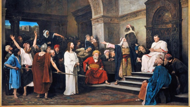 “What is truth?” Mihály Munkácsy (1844–1900), “Christ in Front of Pilate.” Credits.